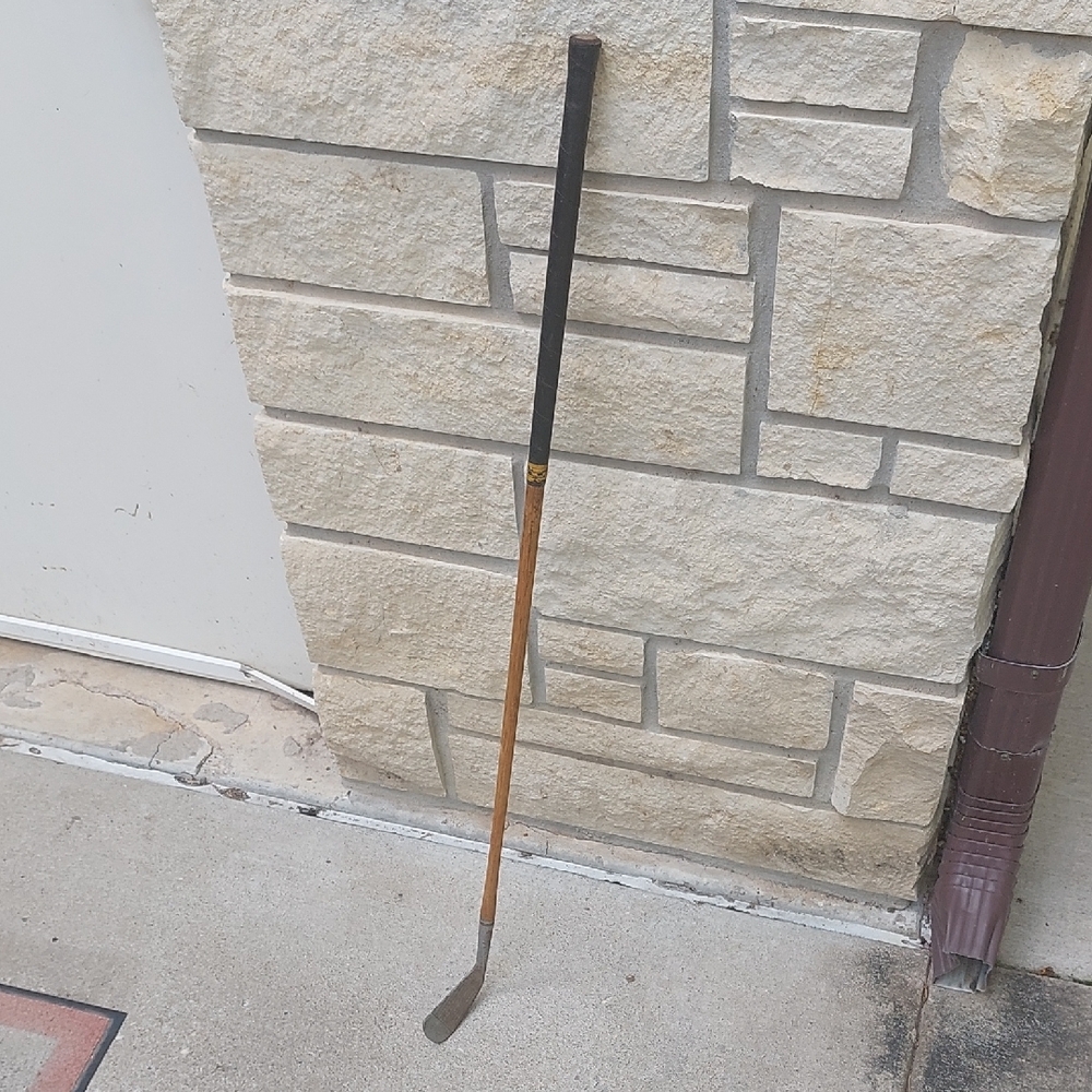 Vintage Golf Club with Wooden Shaft